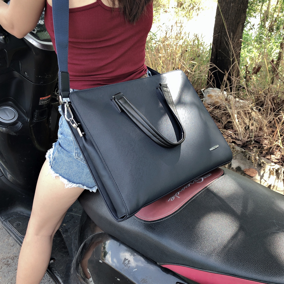 Cặp văn phòng công sở unisex, đựng giấy A4, laptop macbook 13, 15 inch, máy tính bảng, ipad pro, hợp cho cả nam và nữ
