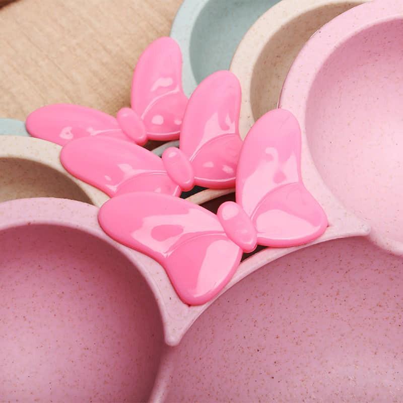 Bát ăn lúa mạch MICKEY MOUSE kèm phụ kiện thìa dĩa cực xinh cho bé
