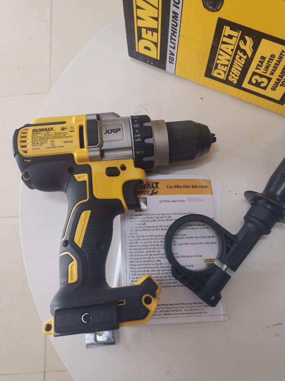 MÁY KHOAN PIN CẦM TAY 18V DEWALT DCD991M2- HÀNG CHÍNH HÃNG