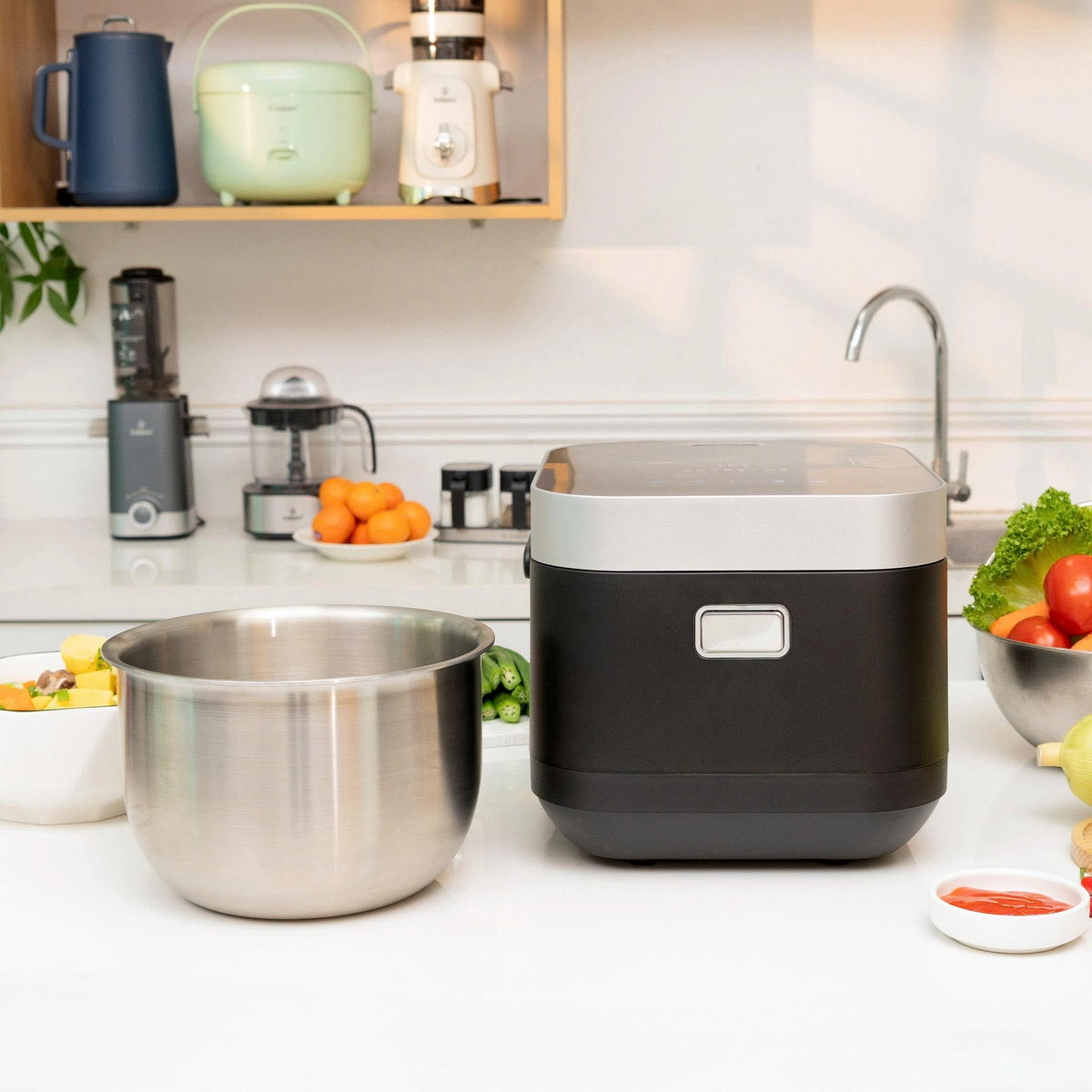 Nồi cơm điện tử cao tần Kalpen R14 dung tích 1.8L lòng nồi Inox 304 chuẩn Đức - Hàng chính hãng