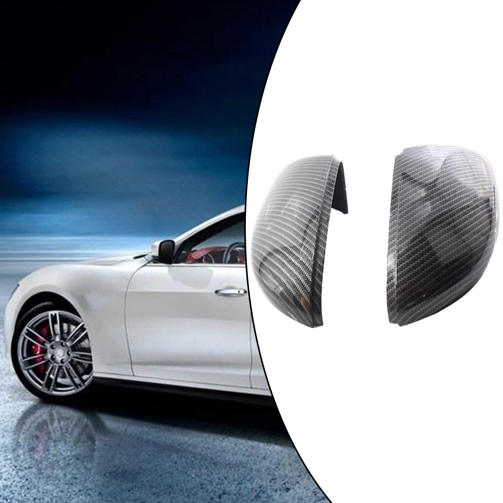 2x Rearview Mirror Cover Vehicle Replacement Supplies for GOLF MK6