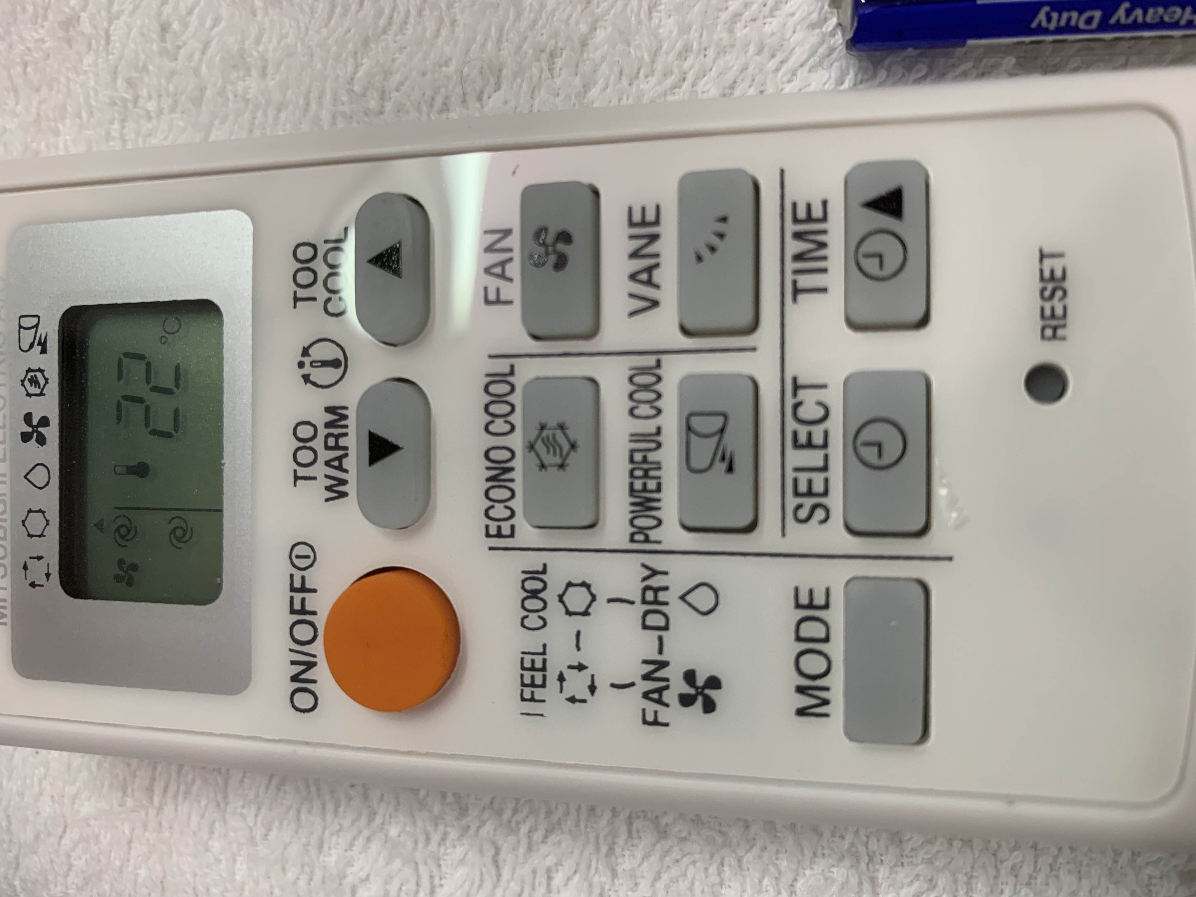 REMOTE ĐIỀU KHIỂN DÀNH CHO MÁY LẠNH ĐIỀU HOÀ MITSUBISHI