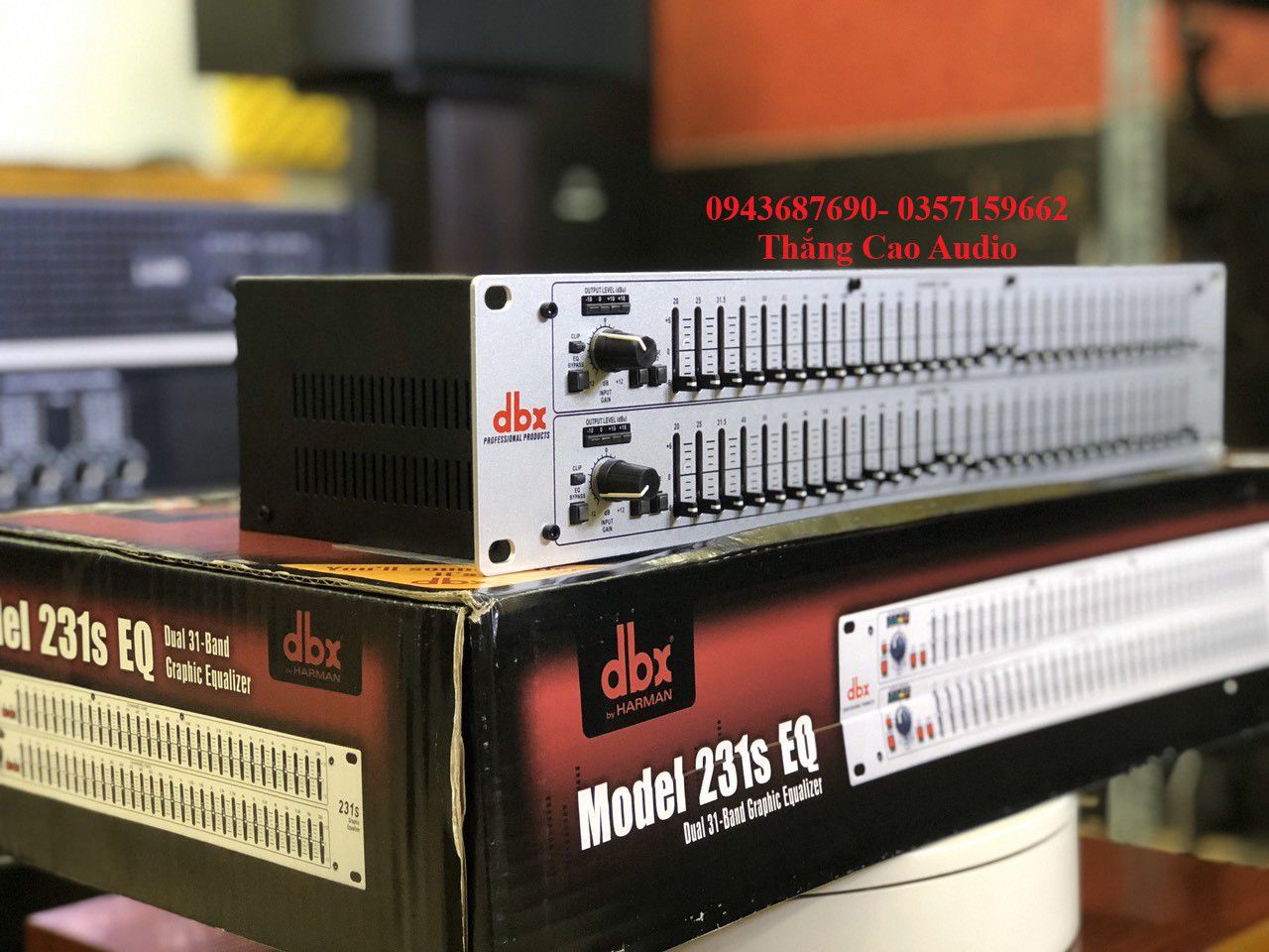 Lọc xì equalizer dbx 231S - Hàng Nhập Khẩu