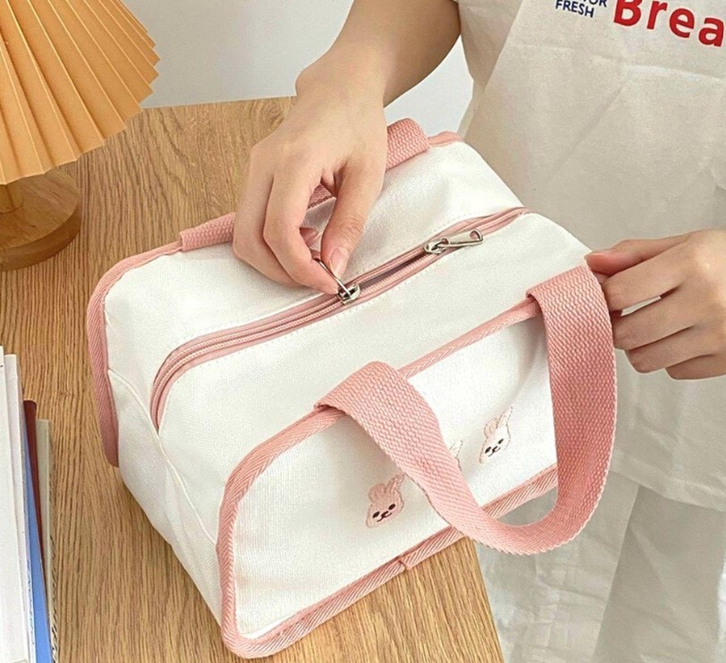 Túi xách giữ nhiệt tiện lợi du lịch vải canvas
