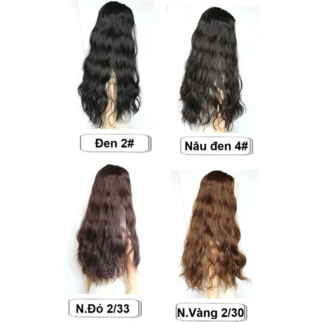 Tóc giả nữ kẹp xoăn sóng ️ ️️ kẹp chữ U xoăn xù ku07