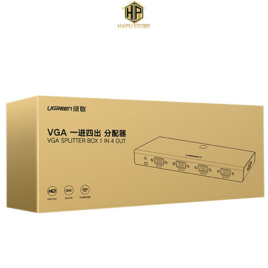 Bộ chia Vga 1 ra 4 Ugreen 50292 băng thông 500 Mhz chính hãng - Hàng Chính Hãng