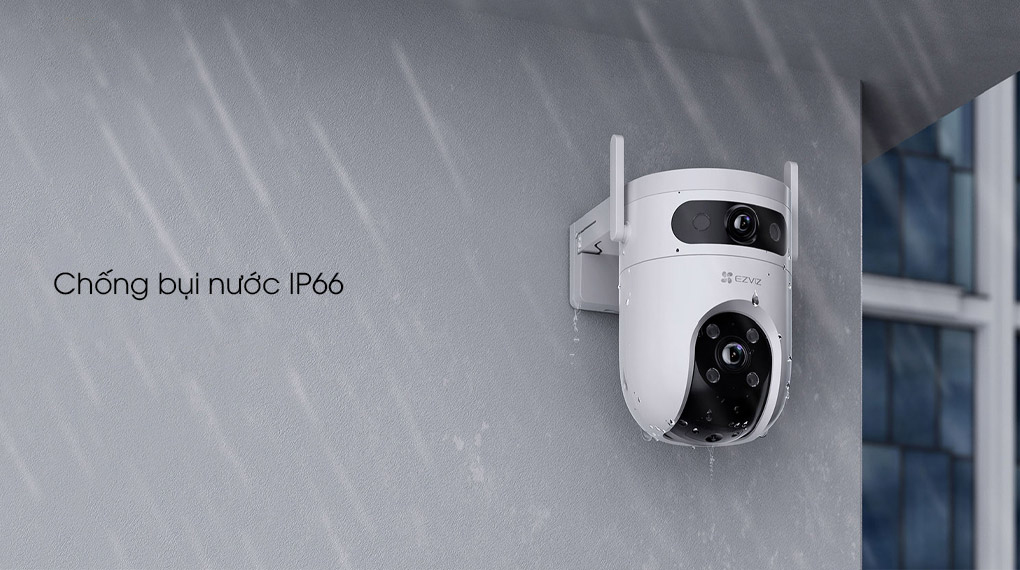 Hình ảnh Camera 2 Mắt Ezviz H9C 10MP, màu ban đêm, xoay 360 độ, đàm thoại 2 chiều - Hàng chính hãng