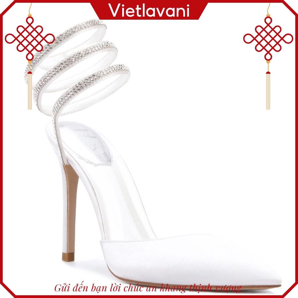 Hot 2023 Giày Sandal C59 Mũi Nhọn Gót Nhọn Cao 9P