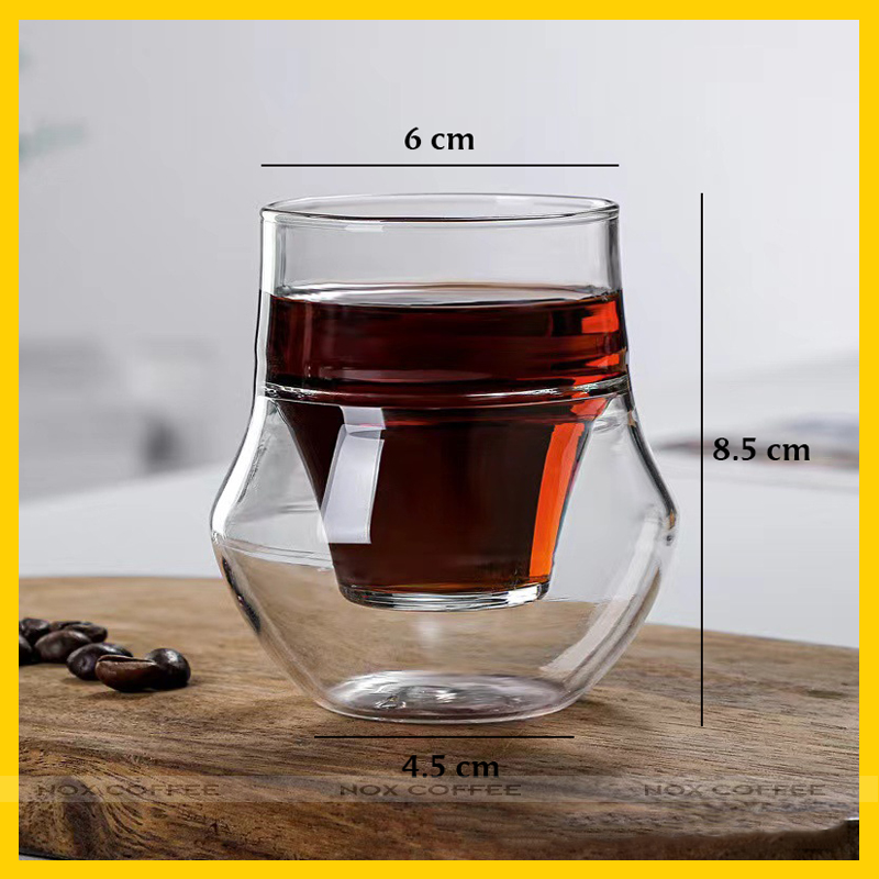 Ly cà phê thủy tinh 2 lớp