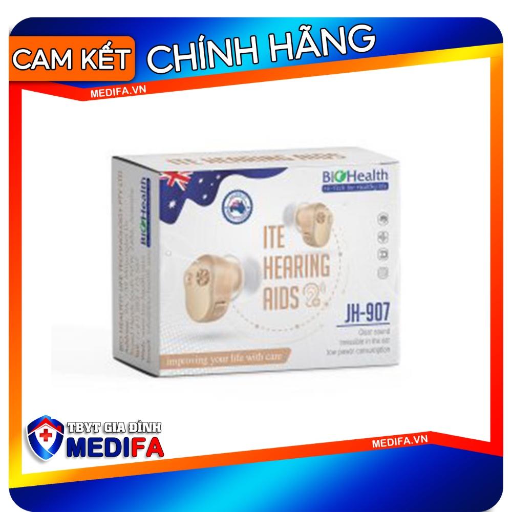 Máy trợ thính nhét tai ITE BioHealth JH-907 ẩn hoàn toàn trong tai giảm tiếng ồn hiệu quả