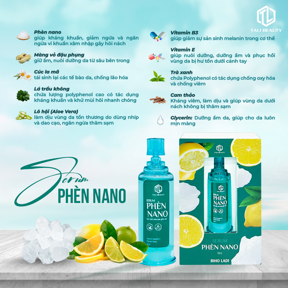 Hình ảnh Serum Phèn Nano khử mùi hôi cơ thể