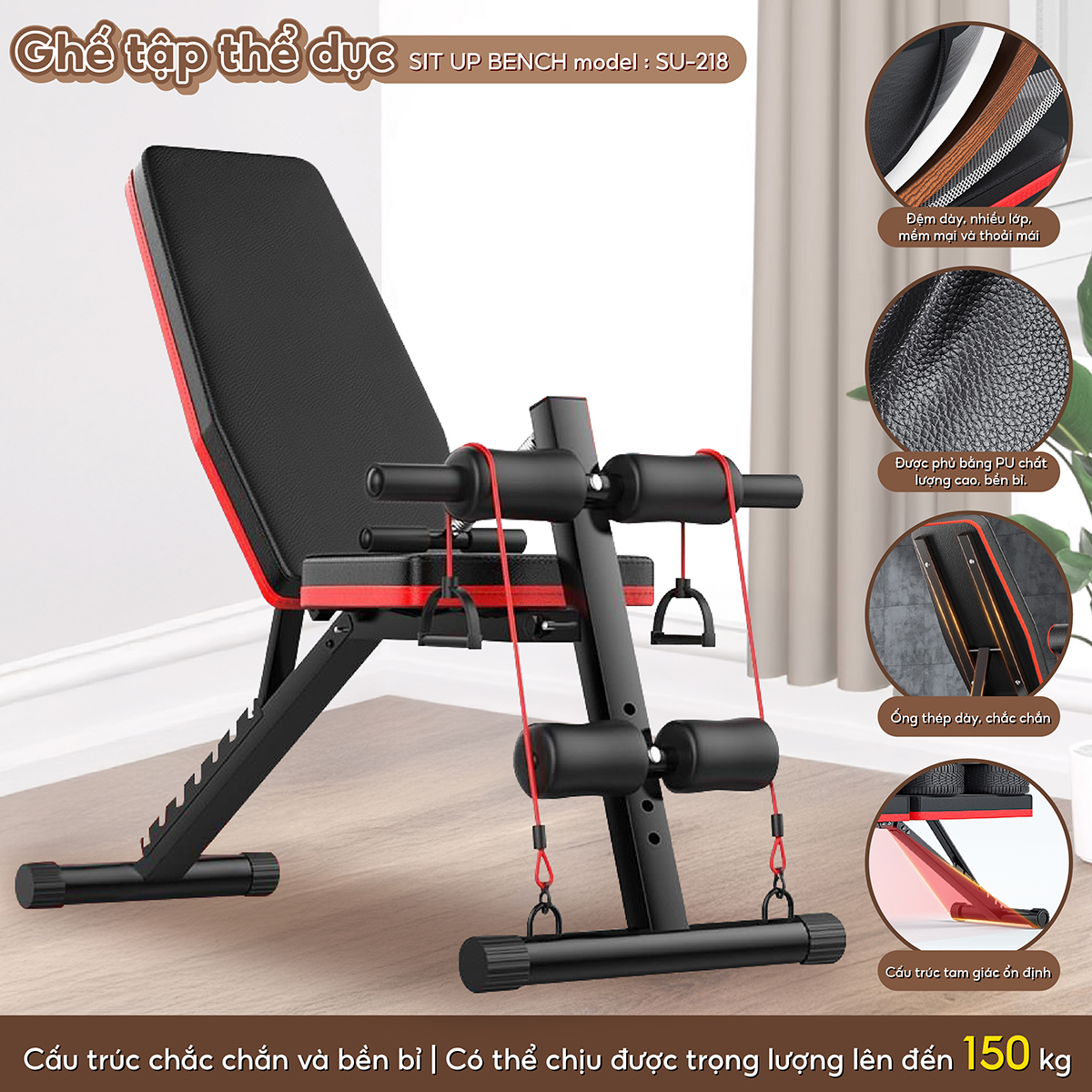 Ghế tập Gym đa năng SU-218