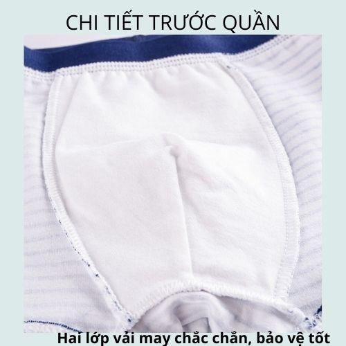 Set 4 quần chip đùi quần lót sịp bé trai cotton mềm mại xuất Hàn