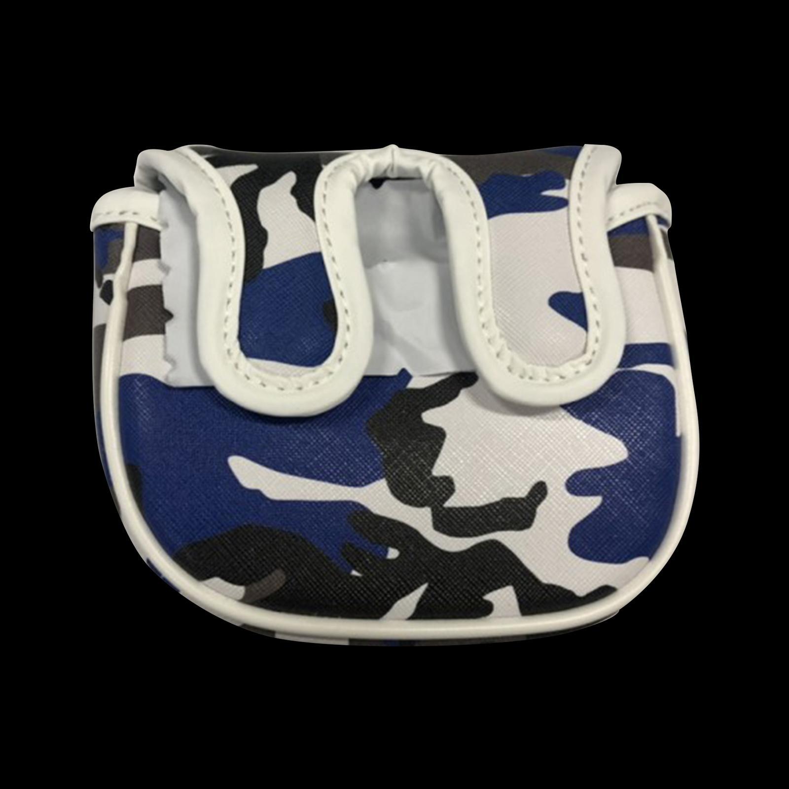 Golf Club Center Shaft Head Cover Mallet Putter Headcover & Magnetic Closure