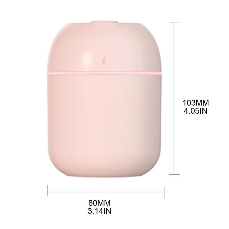 Máy Phun Sương Mini Tạo Độ Ẩm Hinh Tròn 220ml Có Led