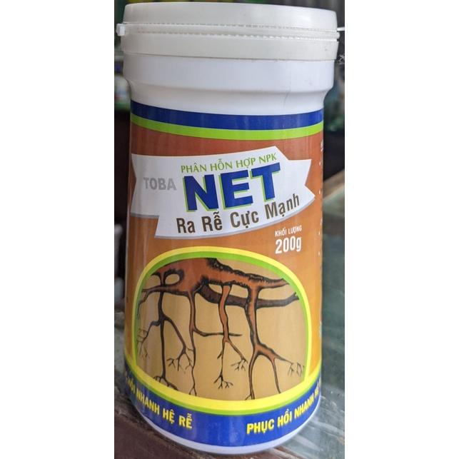 Phân bón hỗn hợp NPK - NET TOBA - 200g. Ra Rễ Cực Mạnh