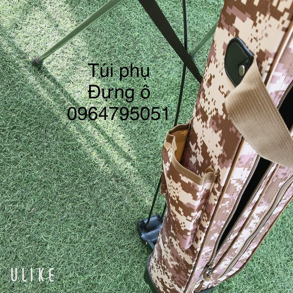 Túi đựng cần 2 ngăn cao cấp có chân tự động gấp