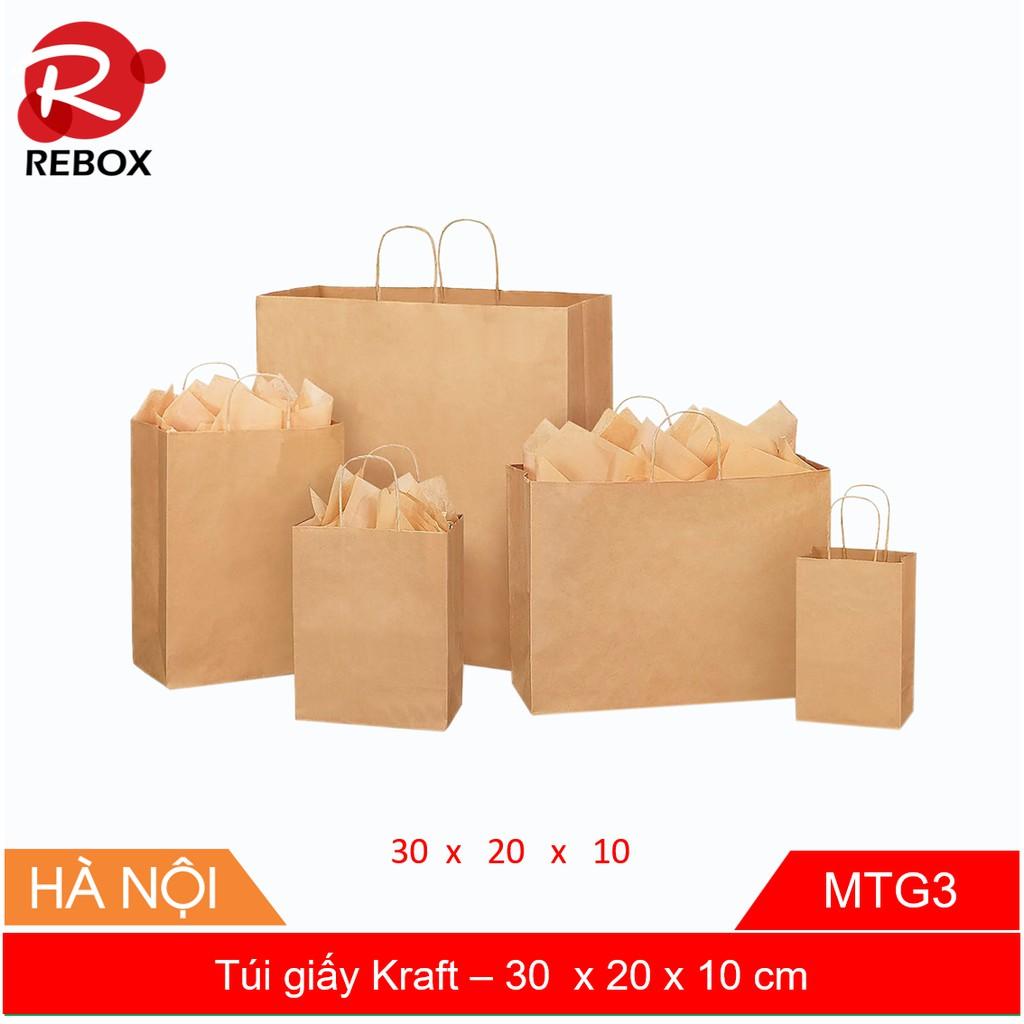 30x20x10 - 20 túi giấy Kraft cao cấp giá ưu đãi