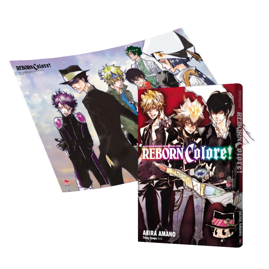 Kim Đồng - Gia Sư Hitman Reborn! Official Visual Book: Reborn Colore! [Tặng Kèm Sticker]