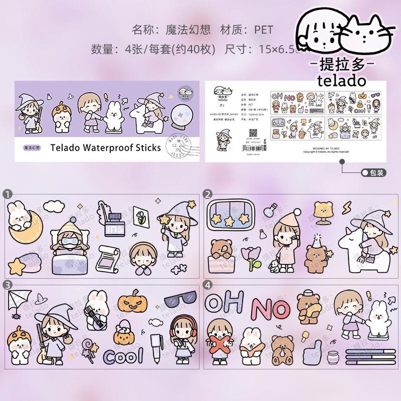 Hộp sticker 100 tấm