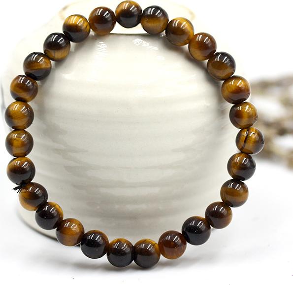 Vòng Tay Đá Mắt Hổ Vàng 6MM