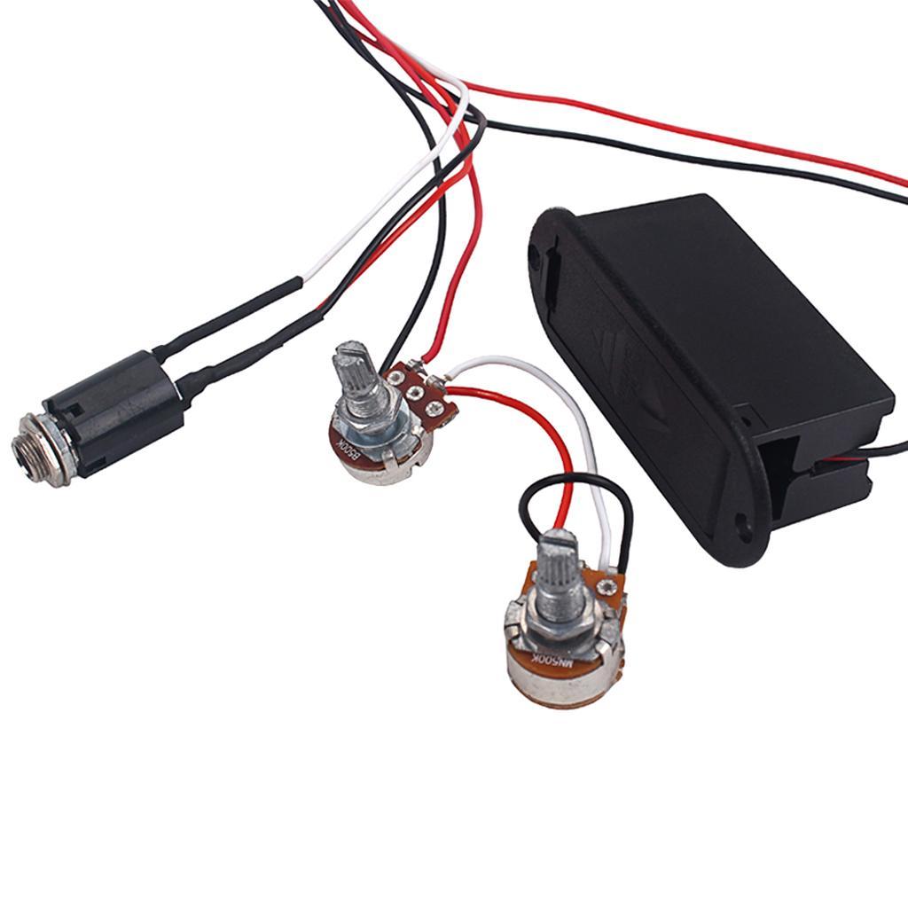 2 Band  EQ Preamp  for Bass Pickup 1  3   Pot