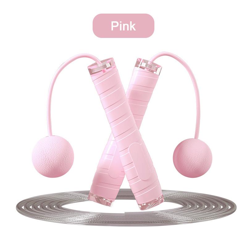 Tay Cầm Silicone Dây Nhảy Chống Trơn Trượt Đôi Sử Dụng Không Dây Bóng Dây Nhảy Nhà Thể Thao Tập Gym Thể Hình Dây Vòng Bi Tốc Độ