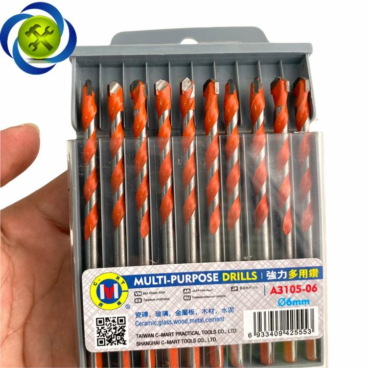Mũi khoan tường 6mm C-Mart A3105-06