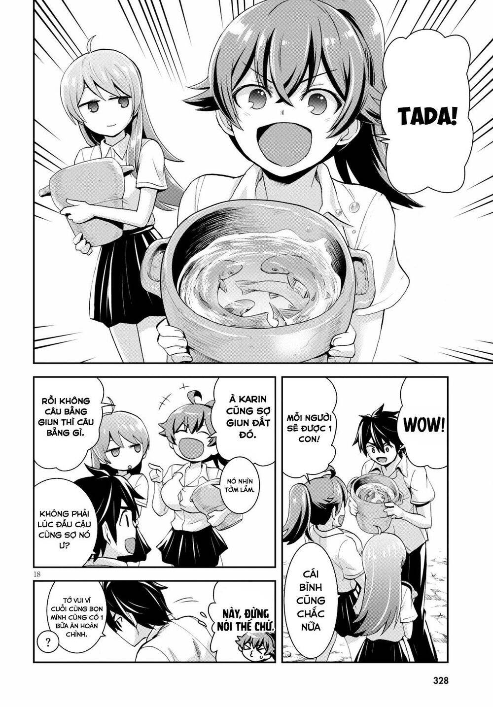 isekai yurutto survival seikatsu: gakkou no minna to isekai no mujintou ni tenishitakedo ore dake chapter 5 18