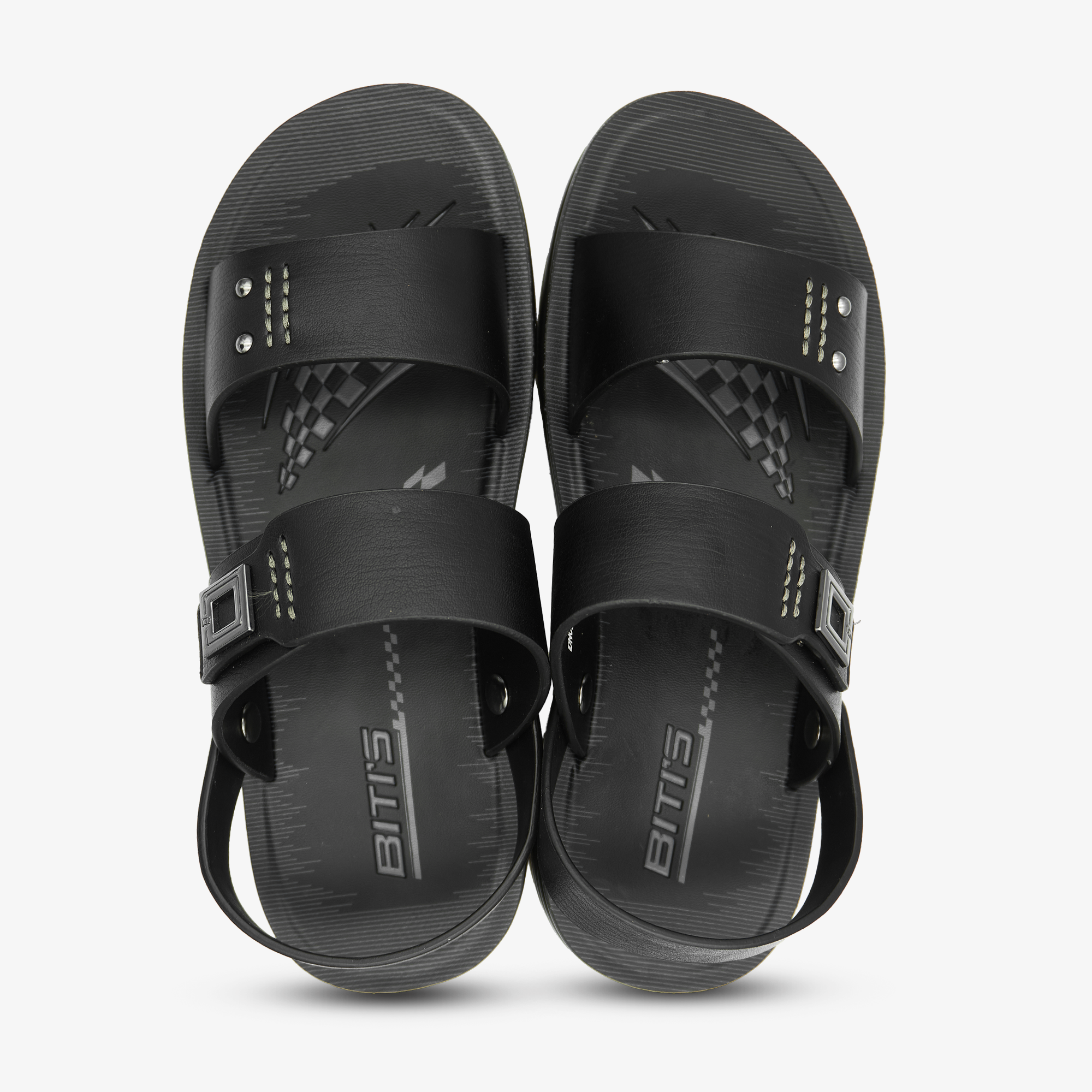 Sandal thông dụng đế PU Nam Biti's BPM001800DEN (Đen)