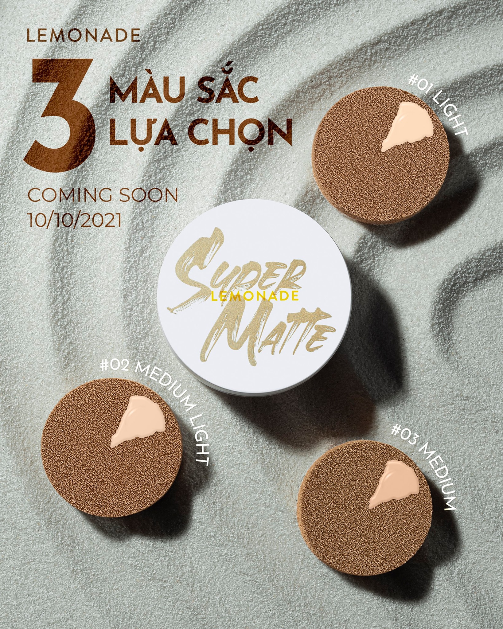 Phấn nước siêu kiềm dầu Lemonade Supermatte Cushion 15g