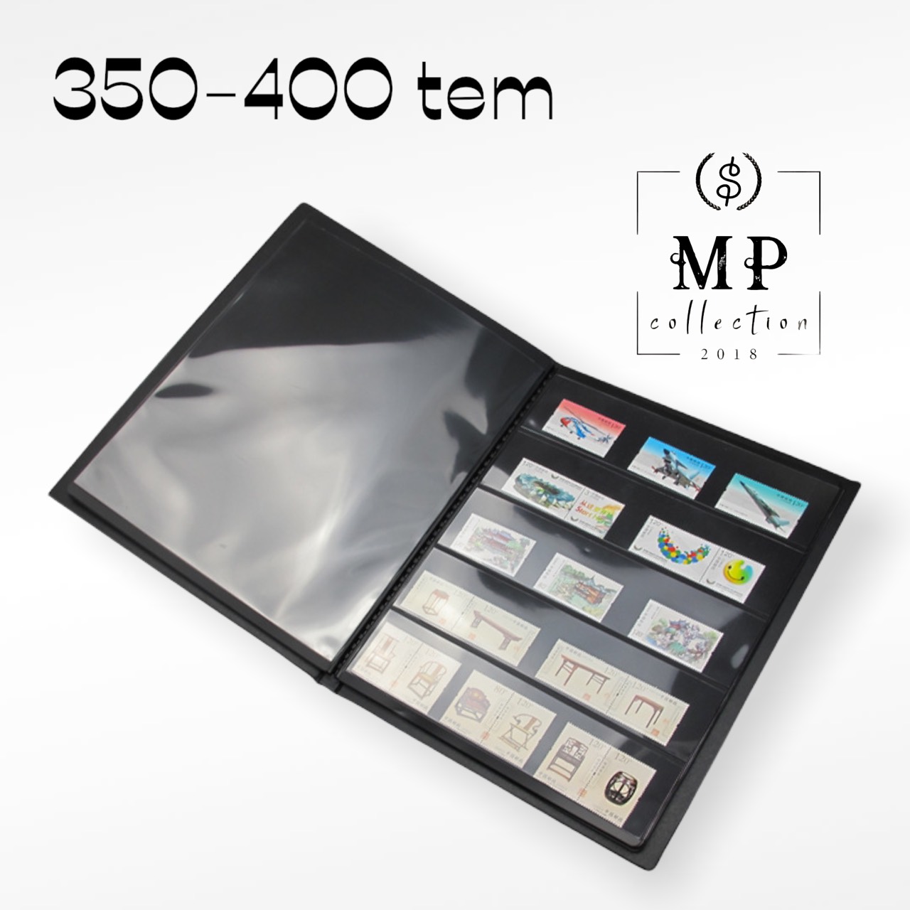 Album da đựng tem để được từ 350 tới 400 con tem cao cấp