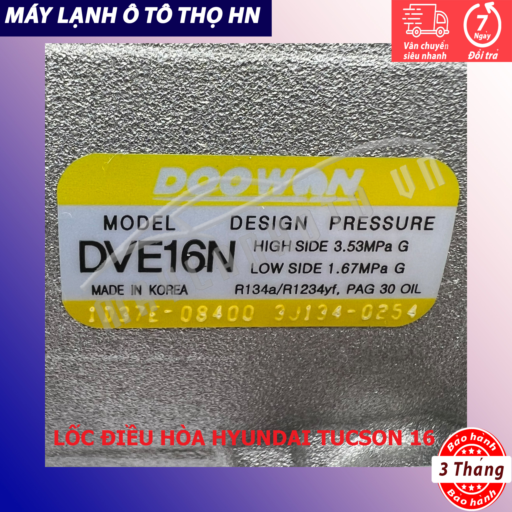Lốc điều hòa Hyundai Tucson 2016-2017 hàng xịn Hàn Quốc 16 17 97701-D3200