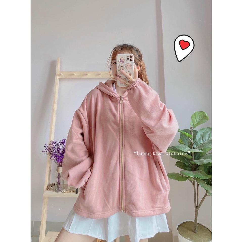 ÁO KHOÁC NỈ CARDIGAN NỮ FORM RỘNG Y HÌNH THỜI TRANG TRẺ TRUNG HOT HIT