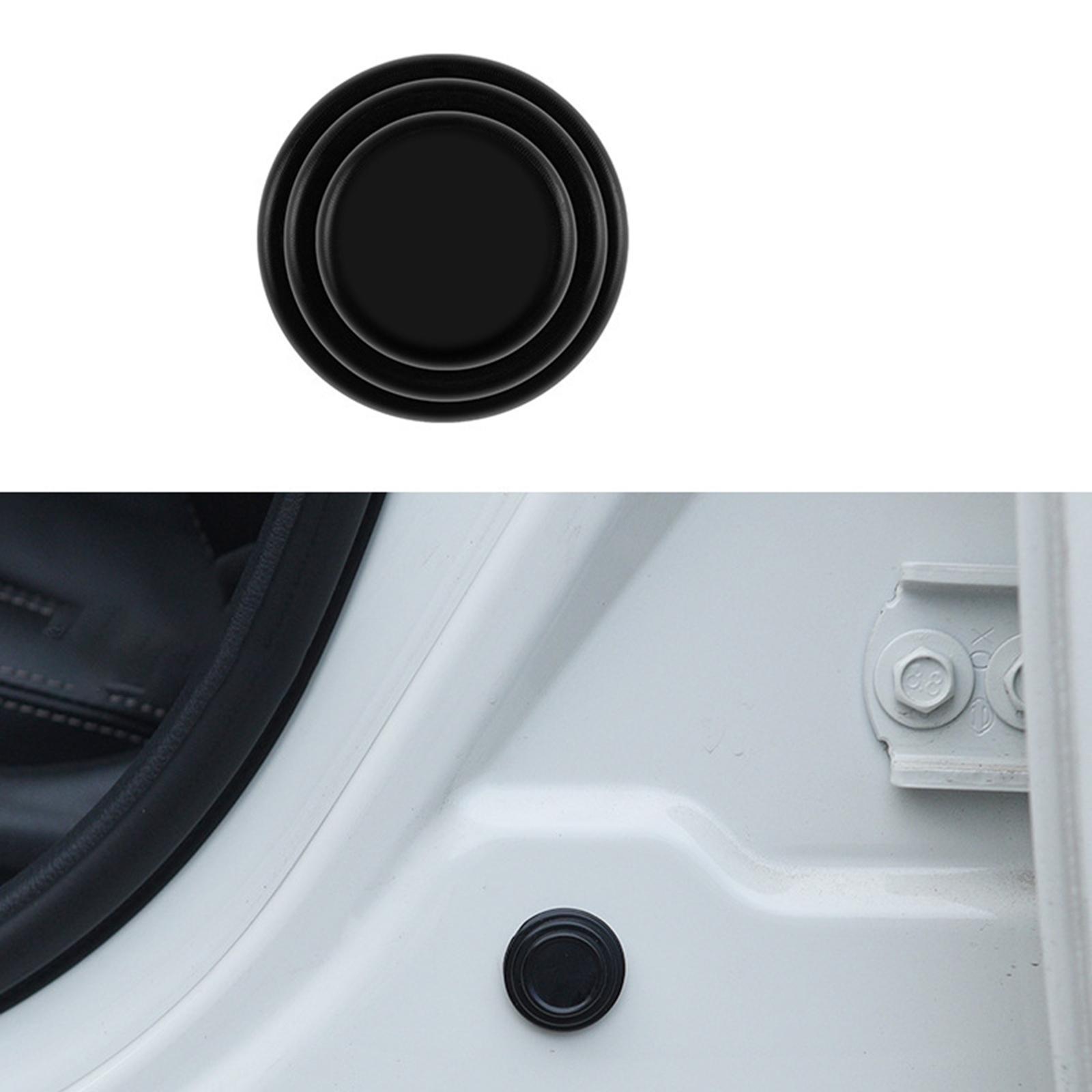 Door Protection Silicone Pad Sound Insulation Black