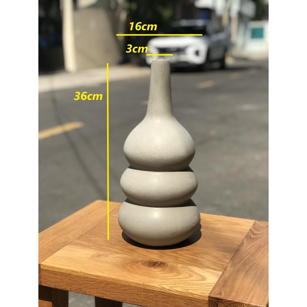 BÌNH HOA GỐM SỨ XUẤT KHẨU TRANG TRÍ DECOR BÌNH CẤM HOA XK20