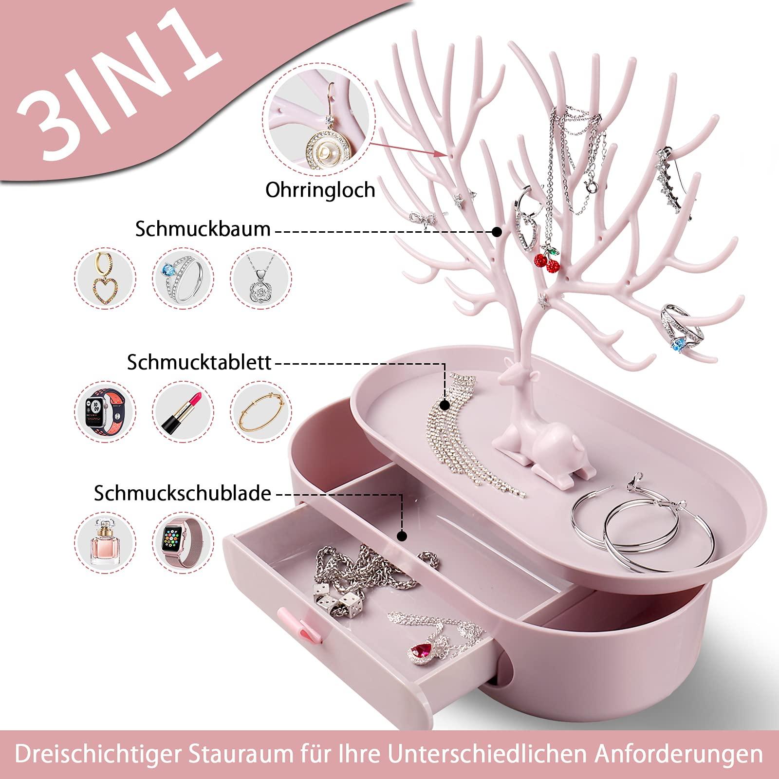 Đế trang sức có ngăn kéo, Đế trưng bày trang sức, Cây trang sức bằng nhựa