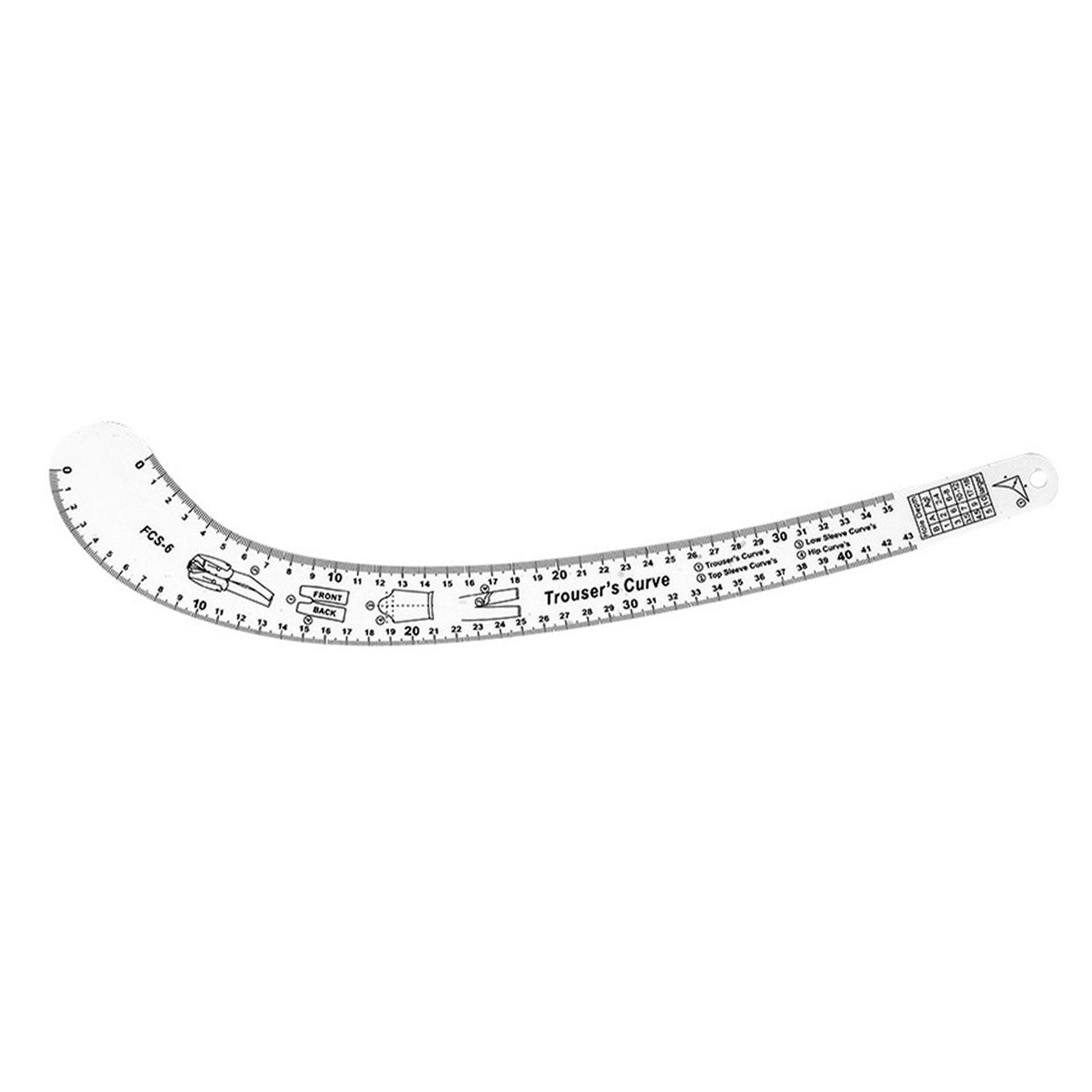 2x French Curve Ruler Metric Clothes  Making Sewing Ruler