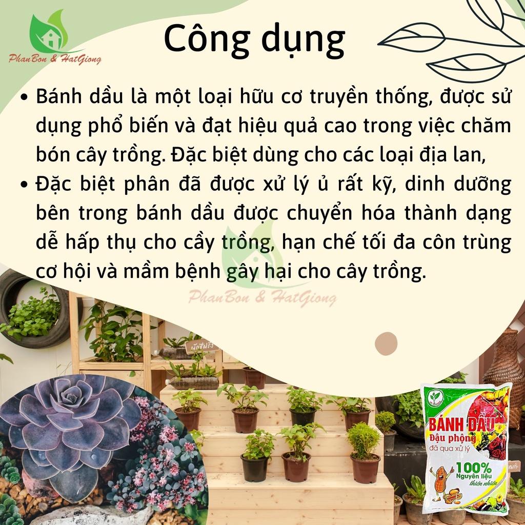 Phân Bón Hữu Cơ Bánh Dầu Đậu Phộng HAK Đã Xử Lý 100% Từ Thiên Nhiên 1KG Trồng Rau, Cây Cảnh - Shop Phân Bón và Hạt Giống