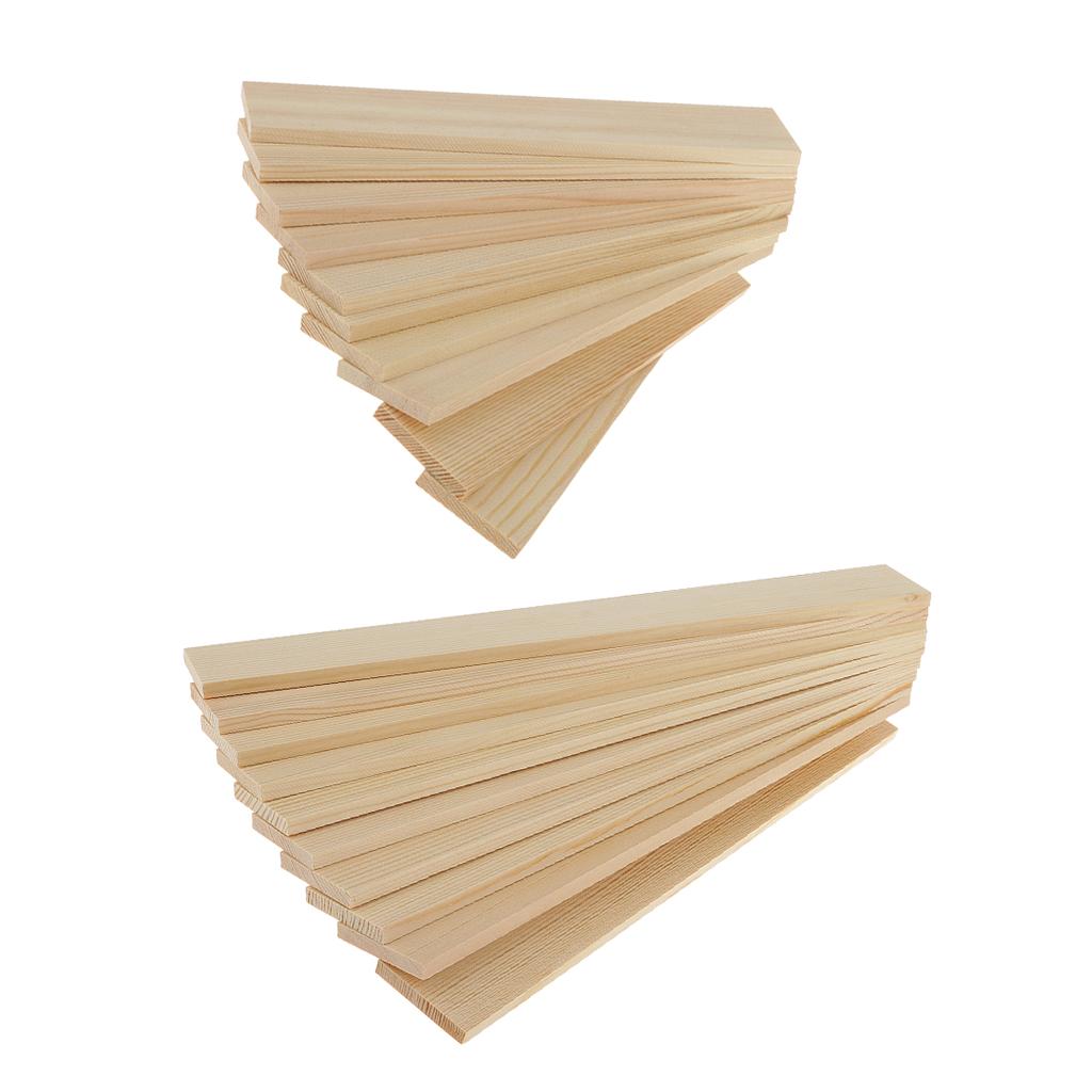 20x Smooth Unfinished Wood Slices Crafting Pieces for Modelling Material
