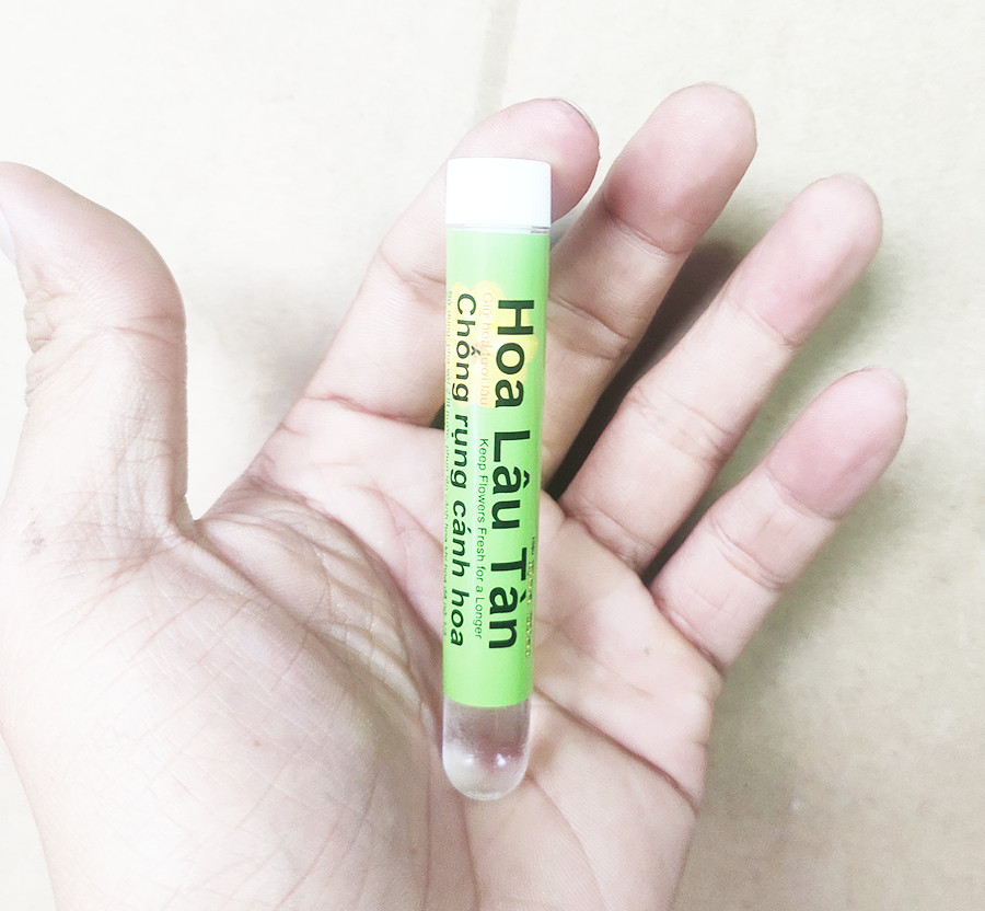 Thuốc chống rụng cánh hoa mai, hoa đào và các loại hoa khác - crch dhct- ống 5ml pha ra 2 lít