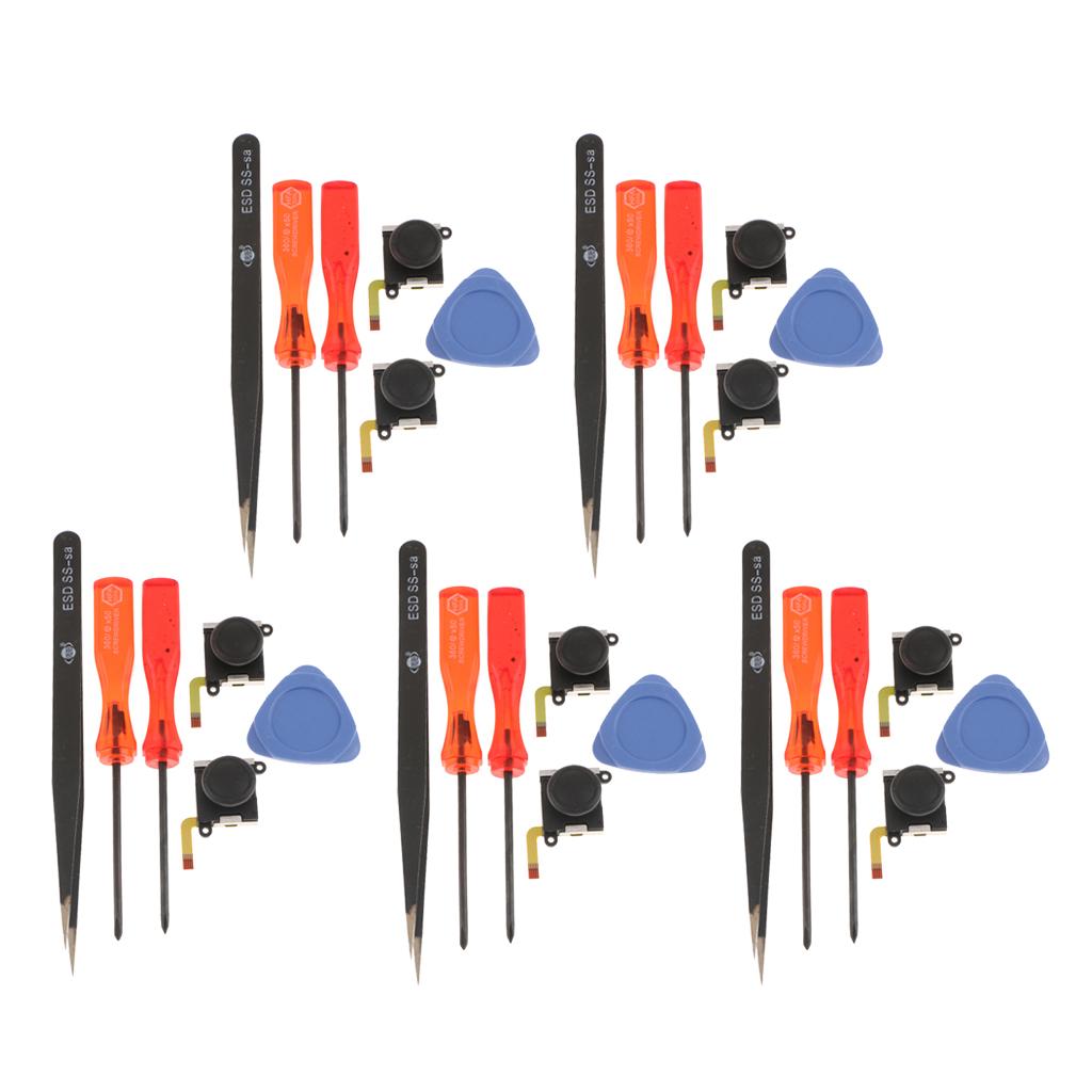 5x 3D L/R Joystick Analog Stick For  Switch  + Screwdriver