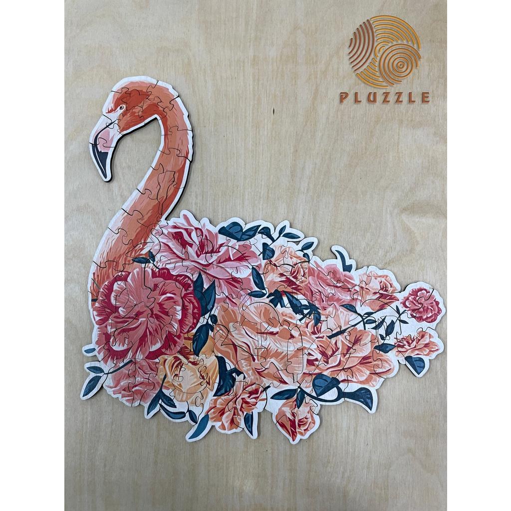 PLUZZLE Bộ xếp hình gỗ thông minh puzzle đồ chơi ghép hình - Hồng Hạc - PZ042