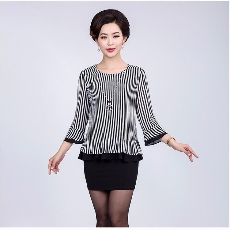 TK172N- ÁO SỌC TAY LỠ CAO CẤP S-6XL