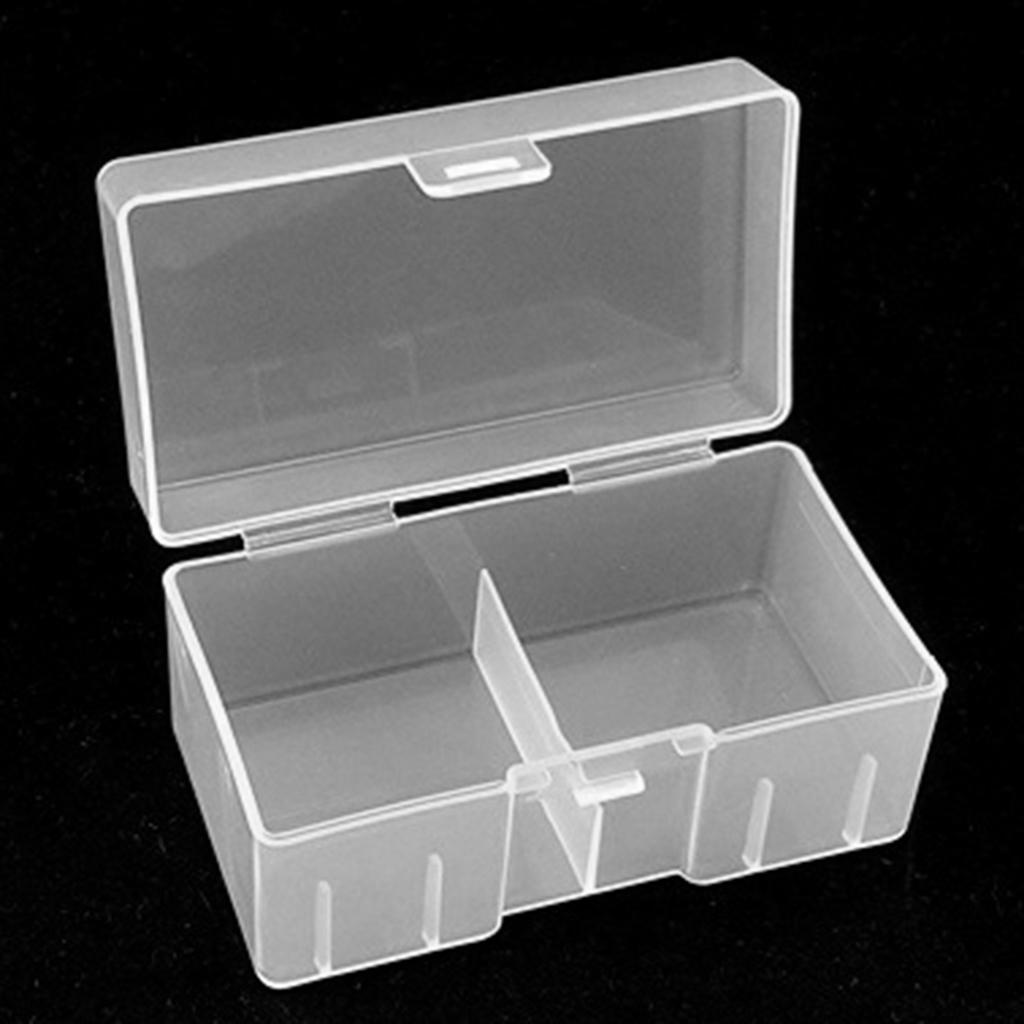 12pcs 9012 9V Battery Battery Storage Organizer Durable Case Transparent