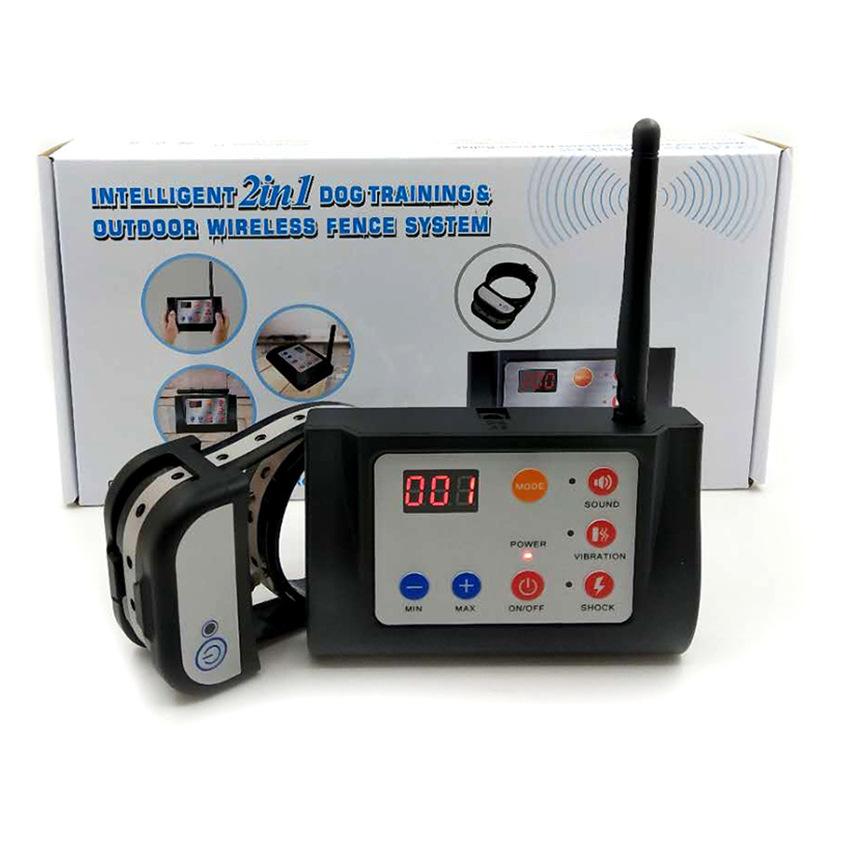 Vận Chuyển Nhanh 2 Trong 1 Thú Cưng Hàng Rào Điện Tử Huấn Luyện Chó Chống Vỏ Cây Thiết Bị Thú Cưng Điện Tử Không Dây Huấn Luyện Thú Cưng