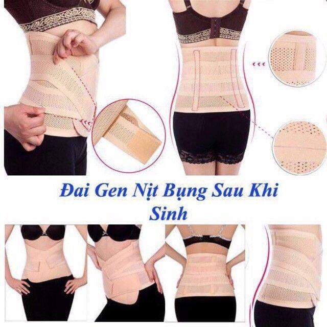 Gen nịt bụng eo thon giảm bụng cho mẹ sau sinh loại 2 lớp