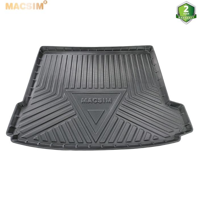 Lót cốp xe ô tô (qd) BMW X6 2009-2016 chất liệu TPV thương hiệu Macsim màu đen hàng loại 2