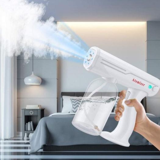 Máy phun khử khuẩn cầm tay atomizer hàng cao cấp loại 1 lõi đồng,bình chứa 800ml ,8 led công nghệ nano