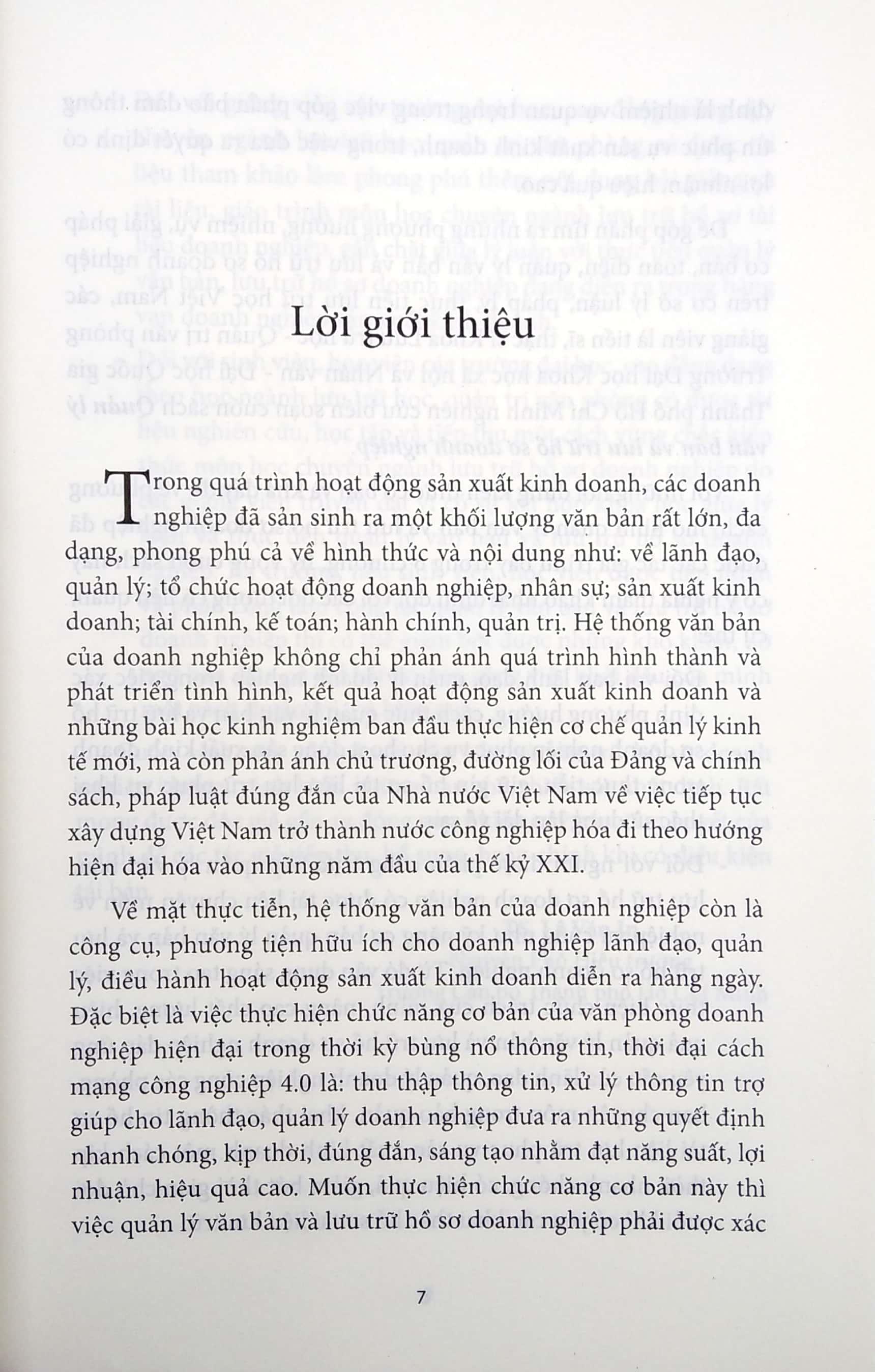Sách Quản Lý Văn Bản Và Lưu Trữ Hồ Sơ Doanh Nghiệp